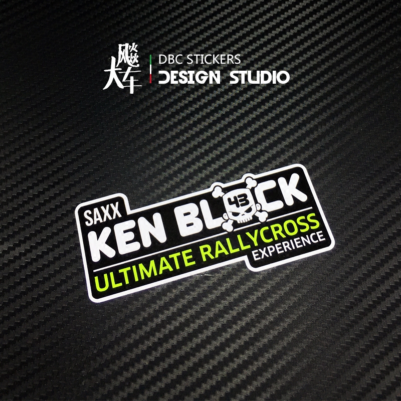 Monster Drift Modification 07 Motorcycle body stickers Waterproof Reflective Decicles