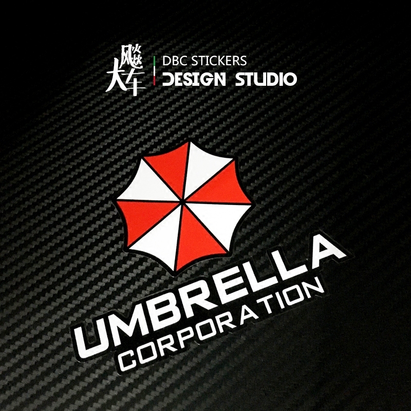 Resident Evil Umbrella Umbrella Company B Section Off-Road Vehicle Stickers Motorcycle Reflective Decals 19
