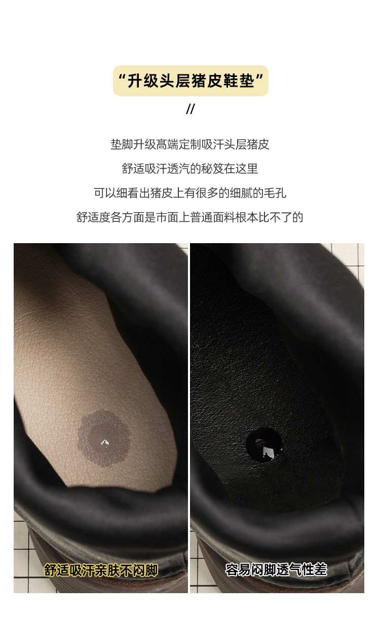 Западные Boots 真皮版！半曲西部牛仔靴2025年秋季美拉德短靴子中筒靴堆堆靴女靴