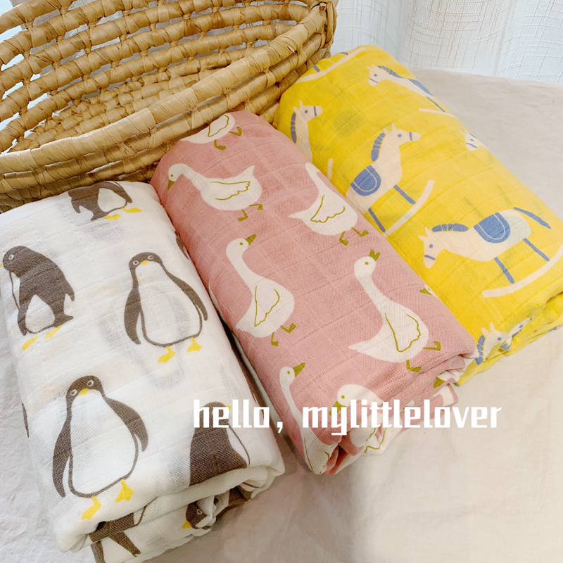 INS customized organic cotton pure cotton cotton cloth infant cuddled with newborn baby towel with a baby towel cover blanket gauze towel-Taobao