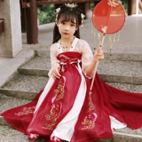 Детское ханьфу, платье для девочек, осеннее