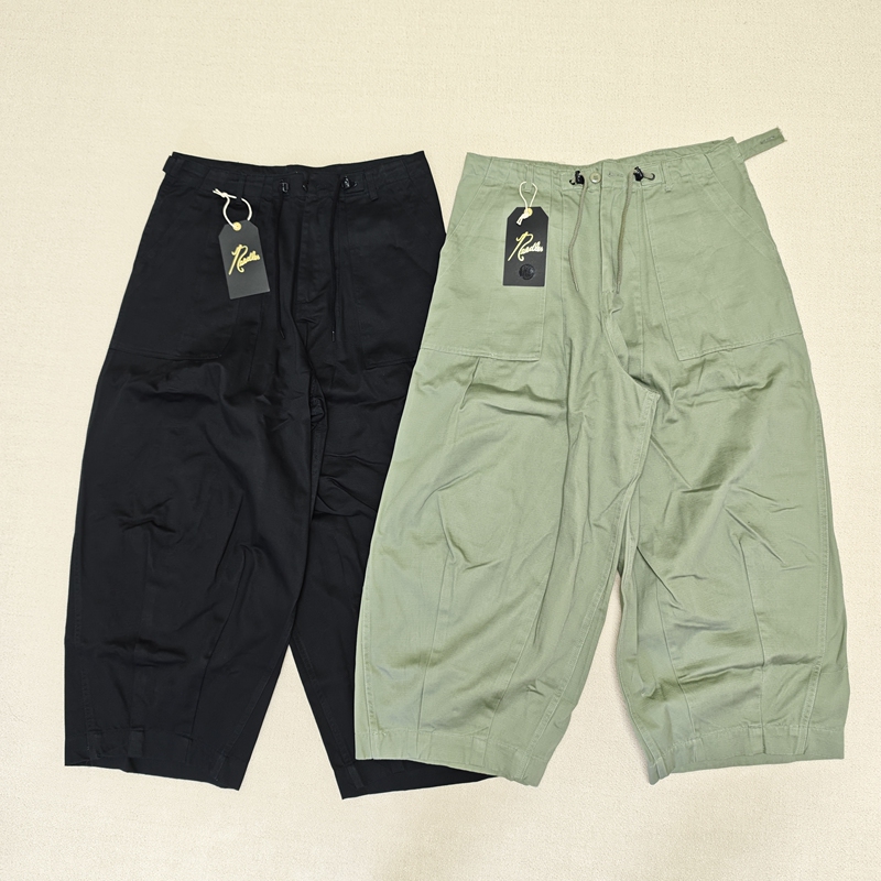 Needles H.D Pant Fatigue Japanese-Style Loose Washed Wide-Leg Plus-Size Workwear Casual Long Pants Needles H.D Pant Fatigue Japanese-Style Loose Washed Wide-Leg Plus-Size Workwear Casual Long Pants
