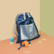 Three Bananas Original Design Minimalist Velvet Personality Womens Bag Leisure Corset mouth Hand bag Retro Bag