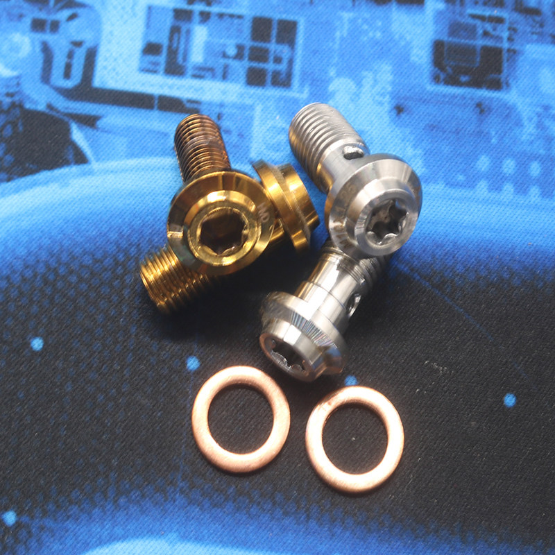 Edelli retrofit Upper pump in oil screw straight pushing large abalone radiation small crab caliper tubing screw 1 25