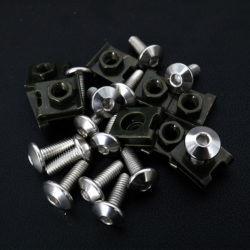 Small ninja car shell screw gasket Horizon locomotive accessories shell modification hexagon stainless steel domestic