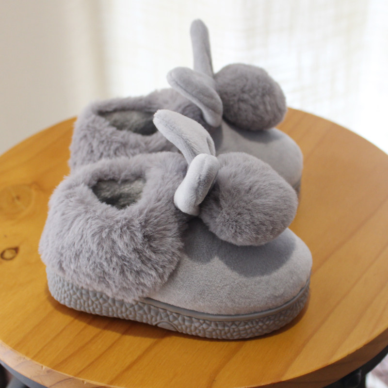Pantoufles enfants en coton pour hiver - semelle autre - Ref 1005820 Image 15