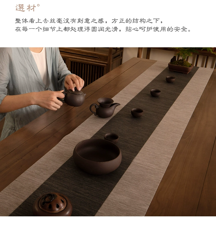 Old Elm Mới Trung Quốc Bàn trà Zen kết hợp Bàn ghế văn phòng gỗ rắn Bàn trà Bàn ghế Phòng trà Nội thất phòng - Bàn trà