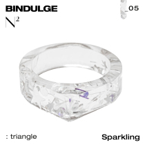 BINDULGE Arua: Sparkling triangle shaped design homemade ring