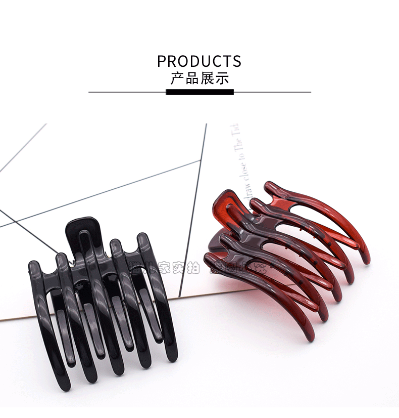 Phiên bản tiếng Hàn của nhựa acrylic rơi không xấu bền tóc bắt vịt quay clip ngang tóc đuôi ngựa kẹp tóc kẹp tóc trâm cài tóc cổ trang
