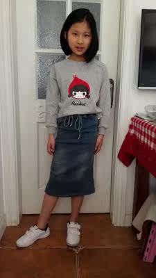 Jupe fillette en toile - Ref 2048714 Image 14