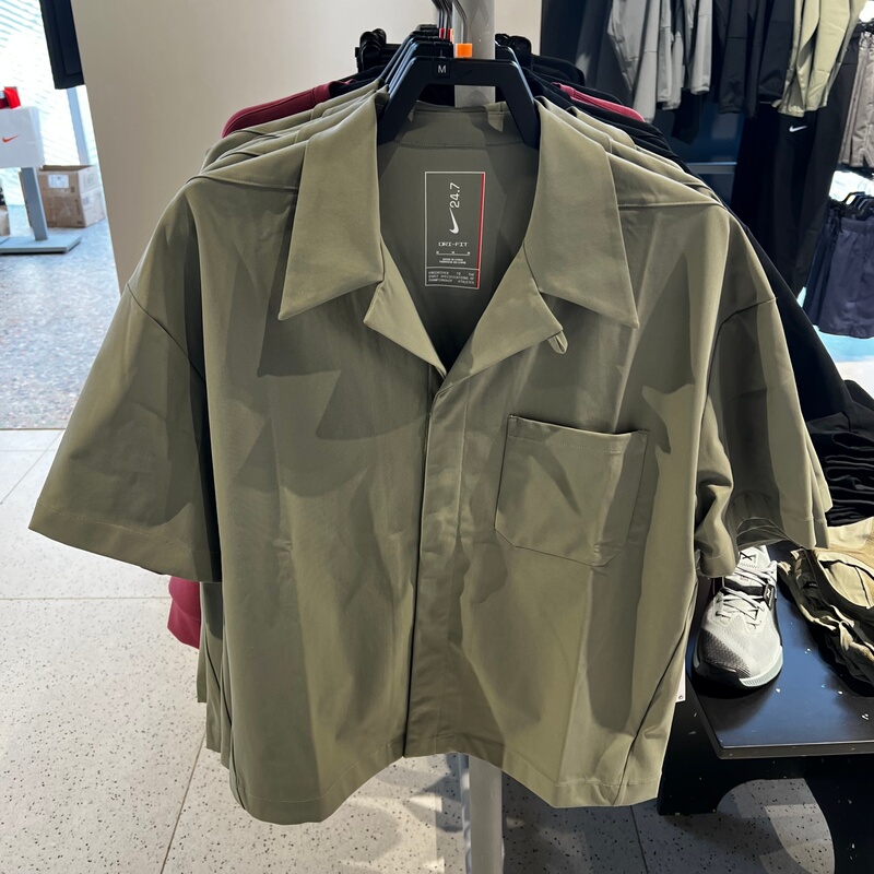 Nike Nike 24.7 Series Unbounded Elastic Men's Sports Casual Short-Sleeved Sun Protection Button-Down Shirt If2735 Nike Nike 24.7 Series Unbounded Elastic Men's Sports Casual Short-Sleeved Sun Protection Button-Down Shirt If2735