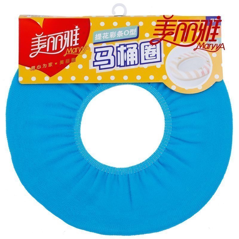 Beautiful Jagflower-shaped O-style toilet cushion cotton polyester toilet ring soft sitting and potty cover warm cushion waterproof washable