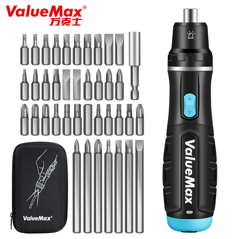 ten thousand grams of electric screw screwdriver rechargeable home small electric drill screw opener Mini electric screwdriver multifunction suit