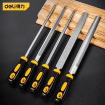 Powerful tool medium-tooth file grinding set alloy woodworking triangle file small semi-circular fitter file steel file