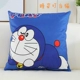 Doraemon gối sofa dễ thương jingle mèo đệm giường sang trọng màu xanh béo eo gối xe chăn gối 2 trong 1