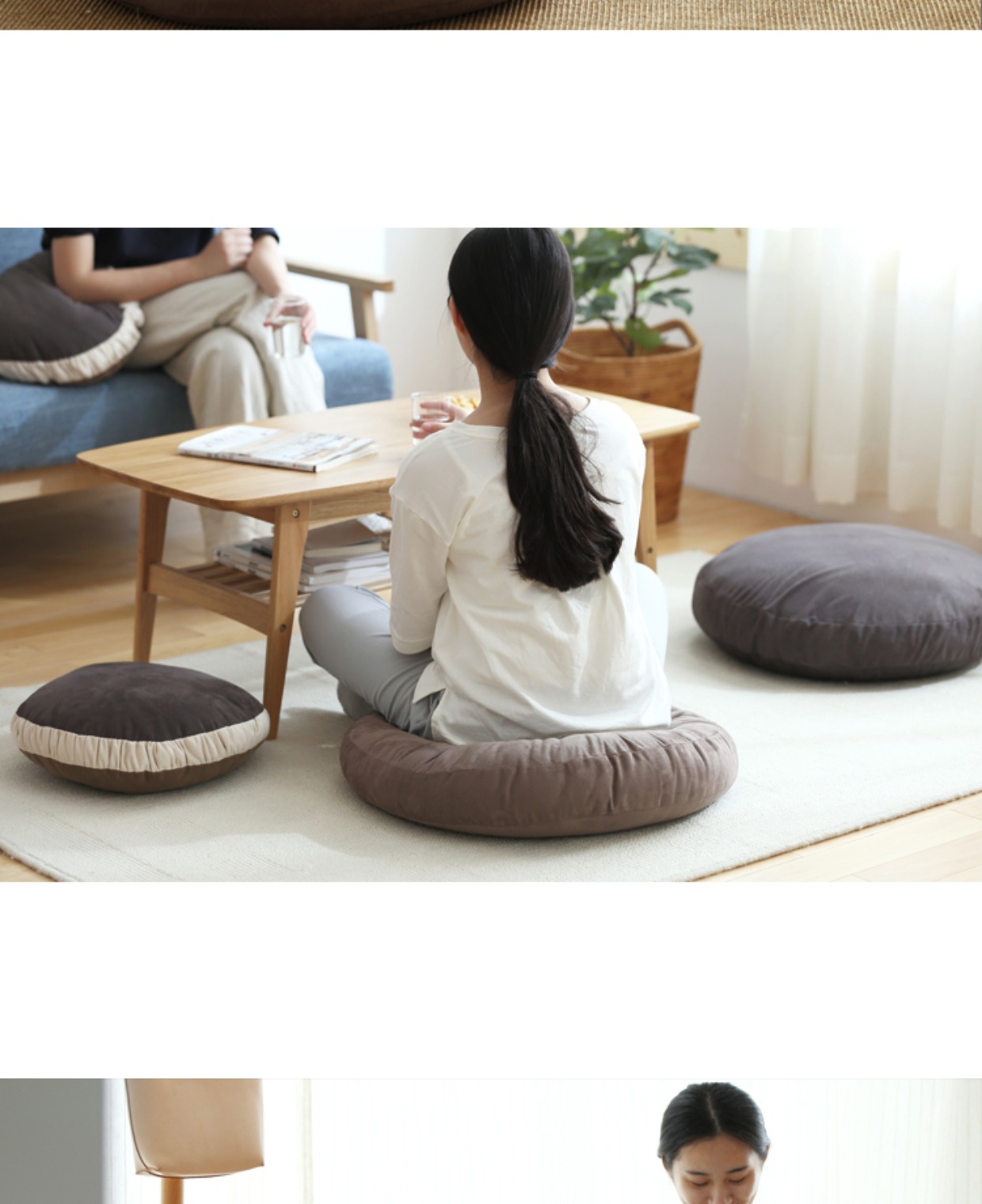 Kiểu Nhật tatami góc lười gối mềm mại đệm sofa đệm cửa sổ và gối bông xuống dày 65.683 - Trở lại đệm / Bolsters gối vuông trang trí
