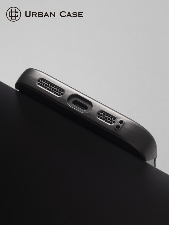 URBAN Carbon Fiber MagSafe Gray iPhone Case