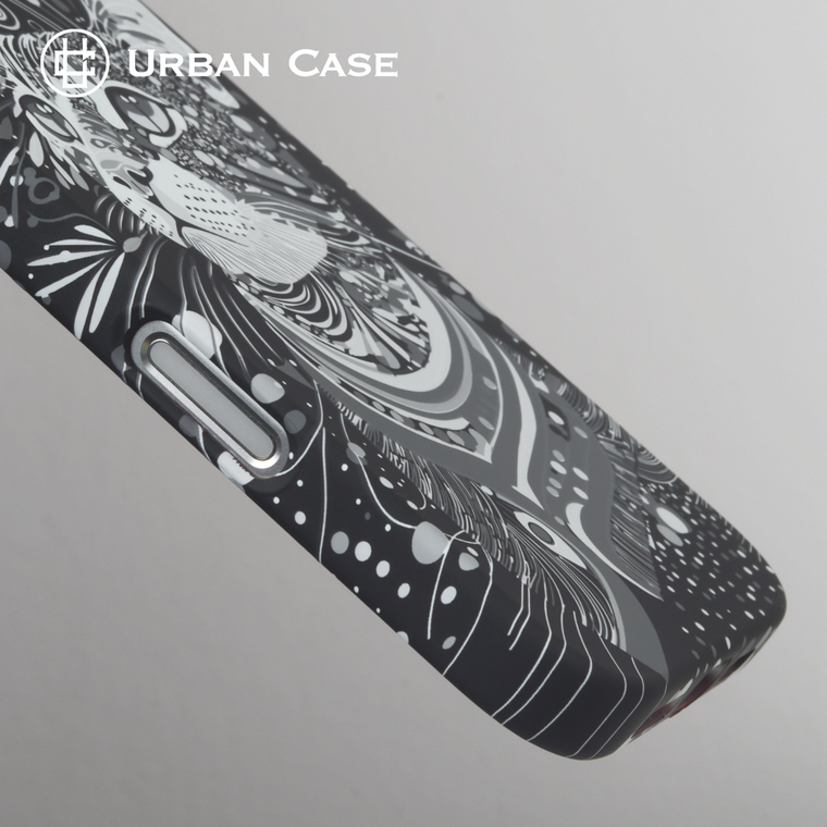 Urban Leopard Stars Mountains Art iPhone Case