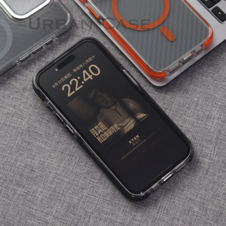 URBAN Carbon Fiber Kickstand iPhone Case
