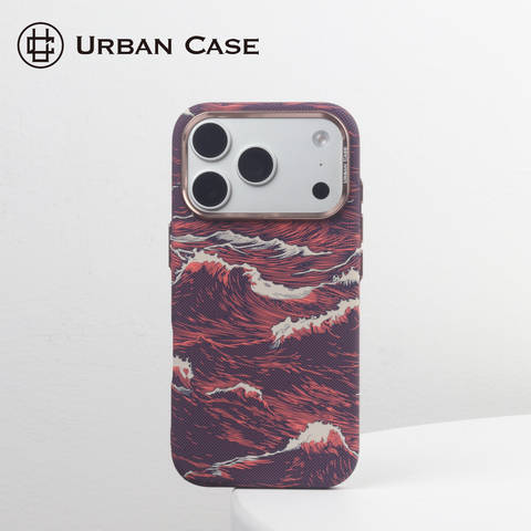 Ocean Waves Carbon Fiber iPhone Case