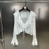 Белый кардиган