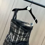 Летний ретро бюстгальтер-топ, вечернее платье, 2025 года, изысканный стиль