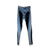 Джинсовые черные сексуальные джинсы, популярно в интернете, 2025 года, осенние, по фигуре