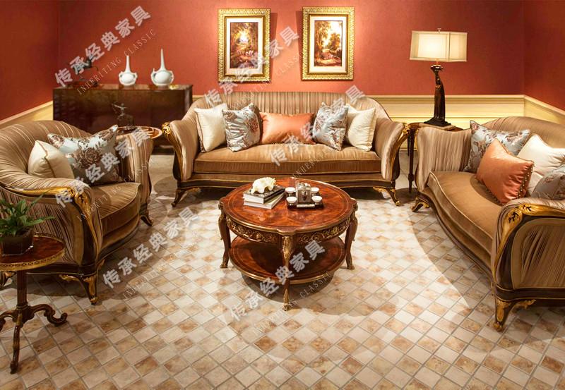 Sample room sofa Modern neoclassicist furniture leather art Rbuckle sofa European-style art sofa