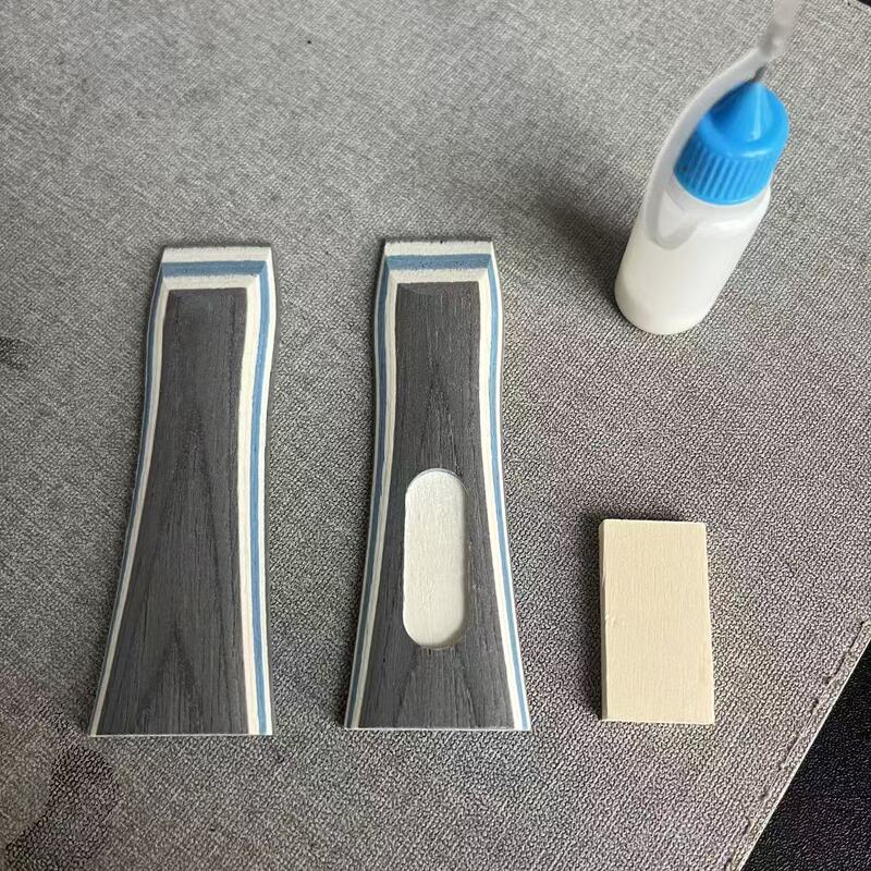 High-End Table Tennis Racket Handles Made of Ayous Wood, Horizontal Handle Pair, with Slots, Converts from Vertical to Horizontal Handle, Includes Spacers and Glue High-End Table Tennis Racket Handles Made of Ayous Wood, Horizontal Handle Pair, with Slots, Converts from Vertical to Horizontal Handle, Includes Spacers and Glue