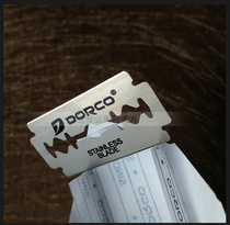 South Korea DORCO stainless steel bifacial Dehigh blade Old Razor Blade Shave Brow Brow Blade 10 Pieces Fit
