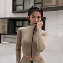 ARIA LEISUREU-Harco long sleeve sportswear womens stretch fitness quick-drying yoga jacket