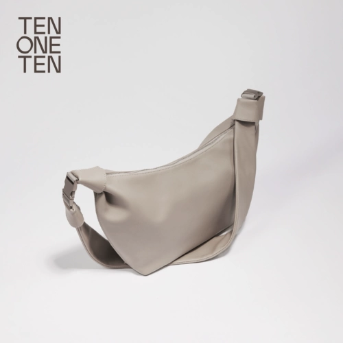 Ten One Ten/Tian Wensian's Original Design и Practical Ultra -Big Grey Plouds -Shoulder Messenger