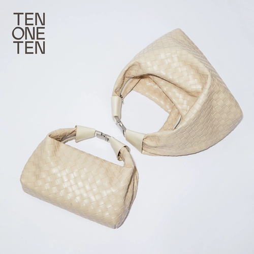 Портативная сумка через плечо, белая сумка на одно плечо, плетеный ноутбук