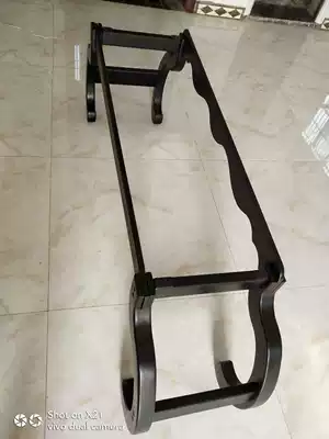 Solid wood antique shelf spectrum frame gourd bamboo guqin guzheng portable score shelf folding table manufacturers