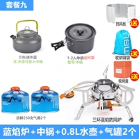 Синяя пламя печь+средний горшок+0,8 л. Пот+2 230