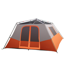  Special offer Multi-person outdoor automatic big tent 8 people 10 people automatic tent tent Picnic camping double-layer big tent