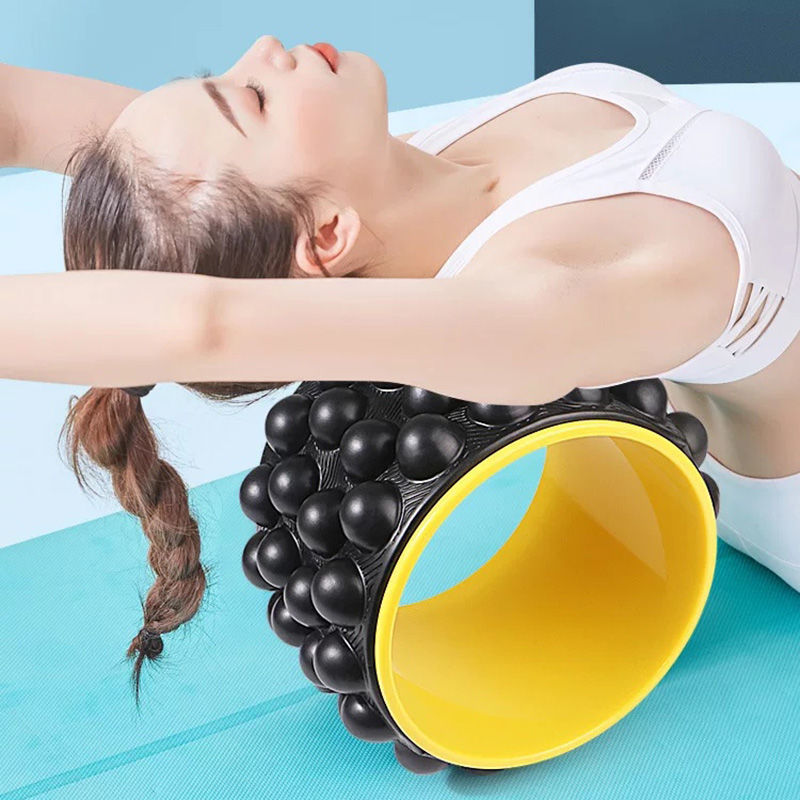 Yoga Circle Wheel 2021 Yoga Wheel Lumbar Soothing professional Rolling back top waist theorizer Crest Straightener Prati