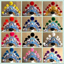 Drums small Liezi female soldiers small forehead childrens hat June 1 childrens headdress Small Ezi half forehead Mulan