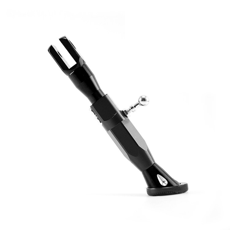 Motorcycle modification accessories aluminum alloy adjustable side tripod scooter electric vehicle universal unilateral foot support bracket