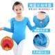 Quần áo khiêu vũ cho bé gái tập luyện quần áo cộng với jumpsuit nhung bé gái mùa thu và mùa đông quần áo múa ba lê dài tay jumpsuit bé gái đáng yêu