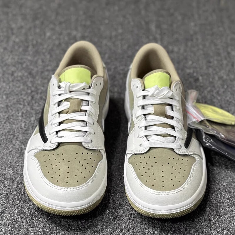 Visecoo Travis Scott 6.0 Golfe Eva Green and White Men's and Women's Casual Sports Retro Sneakers Visecoo Travis Scott 6.0 Golfe Eva Green and White Men's and Women's Casual Sports Retro Sneakers