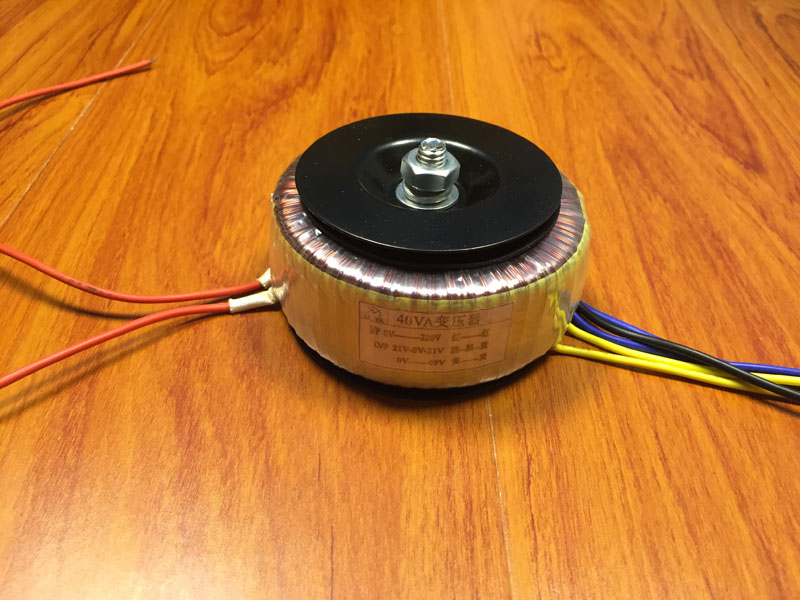 40W toroidal transformer Dual 21V 0 9A single 9V 0 3A output customizable transformer