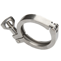 304 Stainless steel sanitary grade quick-fit clamp Precision cast quick joint Chuck clamp pipe clamp end 50 5