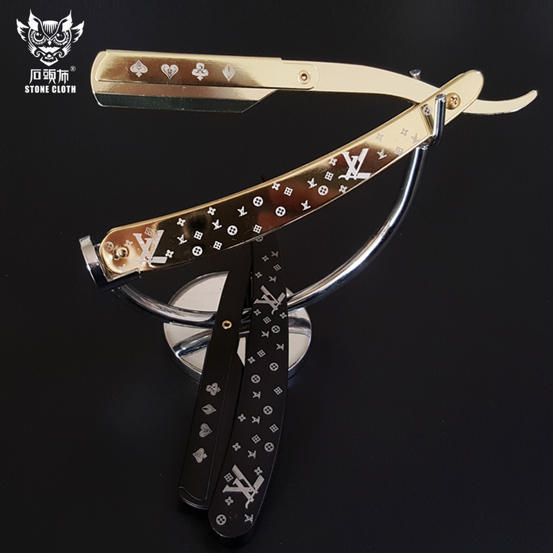 Straight Edge Razor Shaving Razor Vintage Razor Shaving Tool Barber Trendy Item Replaceable Blade Type