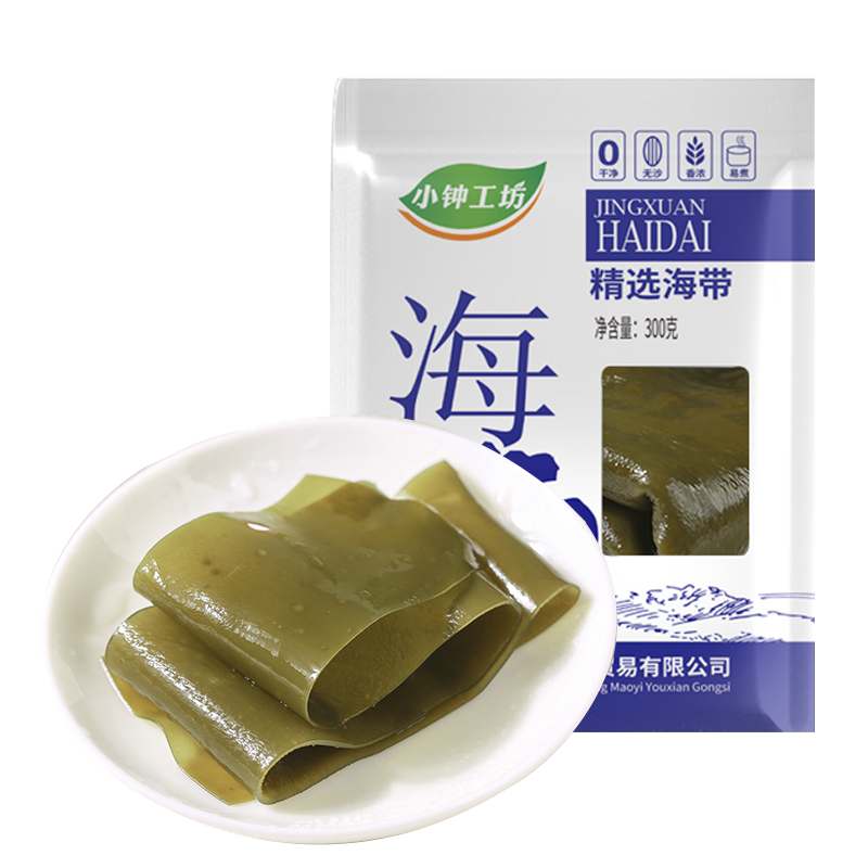 猫超 小钟工坊精选昆布海带300g 热品库 性价比省钱购