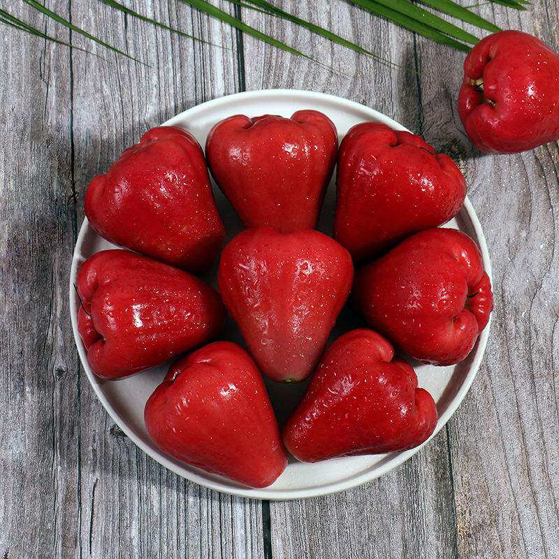 Hainan ruby ​​lotus mist fruit 1 catty seasonal fresh red lotus mist red fruit mist lotus fruit tropical fruit specialty