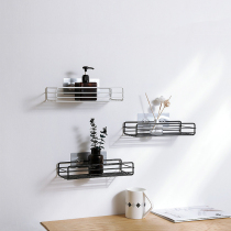 Iron Art Stiletto-Free Shelf Wall-mounted Bathroom Toilet Suction Wall Type Stickup Bathroom Toilet Wash Stand of the Bathroom Toilet