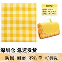 Picnic mat Outdoor portable moisture-proof mat Spring outing picnic camp waterproof thickened beach lawn outing mat Oxford cloth
