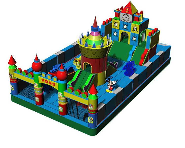 Street inflatable castle, trampoline