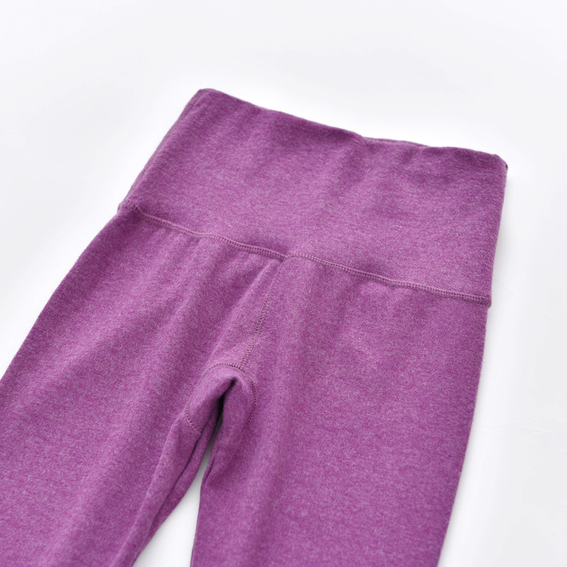 Quần mùa thu quần cotton nữ cao eo dày quần ấm kích thước lớn mặc một chiếc quần lót bằng vải cotton quần short thun nữ